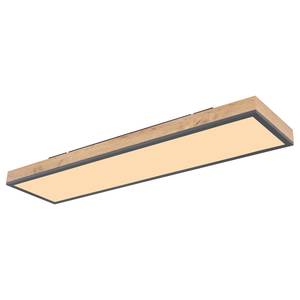 Lampada da soffitto a LED Doro IV Acrilico / Alluminio - 1 punto luce - Larghezza: 80 cm