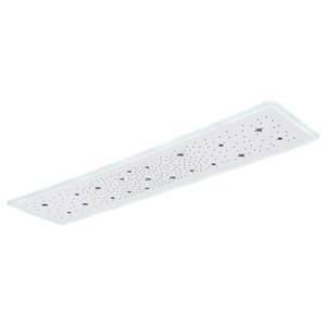 LED-plafondlamp Murphy III acrylglas/ijzer - 1 lichtbron - Breedte: 120 cm