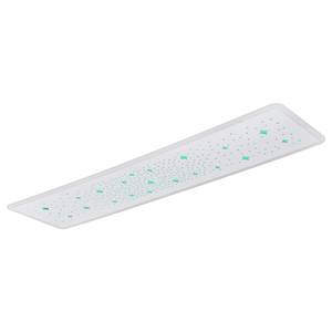 Lampada da soffitto a LED Murphy III Vetro acrilico / Ferro - 1 punto luce - Larghezza: 120 cm