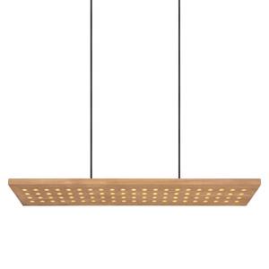 LED-Pendelleuchte Dolores Eiche massiv / Eisen - 1-flammig - Hellbraun