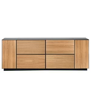 Dressoir now to go colour V Natuurlijk eikenhout/Diamant grijs