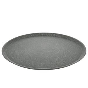 Dinerbord Connect Plate (set van 4) polypropeen/sparrenhout - Donkergrijs