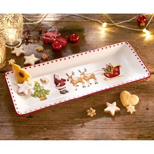 Tortenplatte Traditional Christmas Dolomit - Mehrfarbig