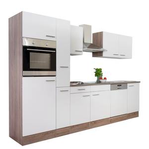 Küchenzeile Cano XI Weiß - Breite: 310 cm