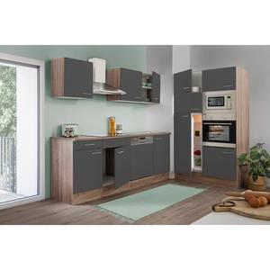 Cuisine Cano XIII Gris - Largeur : 340 cm