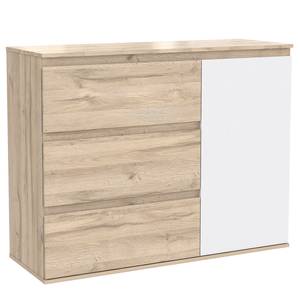 Kast Thornton Beige - Wit - Plaatmateriaal - 116 x 90 x 41 cm