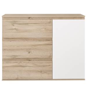 Comò Thornton Beige - Bianco - Materiale a base lignea - 116 x 90 x 41 cm