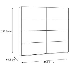 Schwebetürenschrank Ravenswood Breite: 220 cm