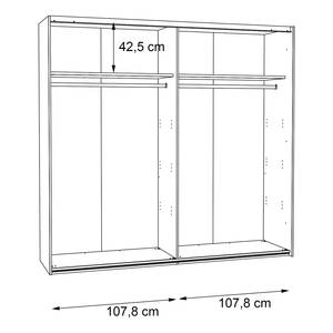 Schwebetürenschrank Ravenswood Breite: 220 cm