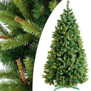 Künstlicher Weihnachtsbaum Riwiera Grün - Polyester PVC - 75cm - 120cm - 75cm - Höhe: 120 cm