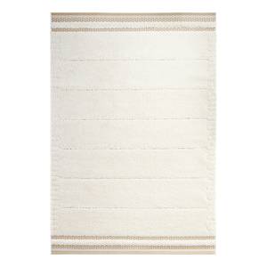 Hoogpolig vloerkleed Cassidy polypropeen - Crèmekleurig/beige - 80 x 150 cm