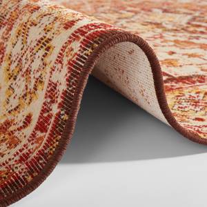 Kurzflorteppich Samia recycletes Polyester / recyclete Baumwolle / Polypropylen - Orange / Rot - 200 x 290 cm