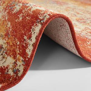 Laagpolig vloerkleed Sahar gerecycled polyester / gerecycled katoen / polypropyleen - Meerkleurig - 120 x 170 cm
