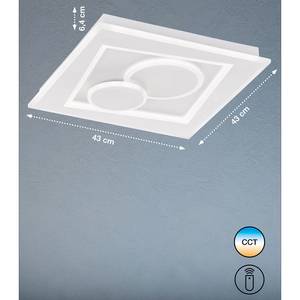LED-plafondlamp Ratio acrylglas/ijzer - 1 lichtbron