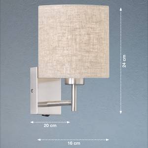 Wandlamp Dreamer III textielmix/ijzer - 1 lichtbron