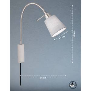 Wandlamp Wolke II textielmix/ijzer - 1 lichtbron