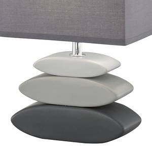 Lampada da tavolo Liner II Ceramica / Tessuto misto - 1 punto luce