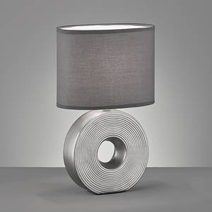 Tafellamp Eye V textielmix/keramiek - 1 lichtbron