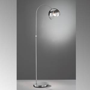Staande lamp Bow rookglas/ijzer - 1 lichtbron
