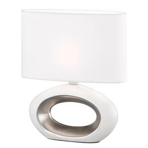 Lampe Coba I Tissu mélangé / Céramique - 1 ampoule