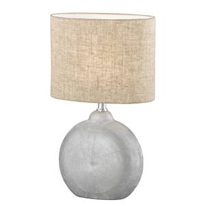 Lampada da tavolo Foro IV Lino / Ceramica - 1 punto luce
