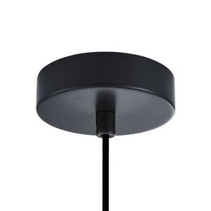 Hanglamp Opie II rookglas/ijzer - 1 lichtbron