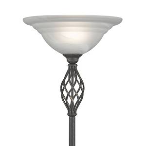 Staande lamp Siena gesatineerd glas/ijzer - 1 lichtbron