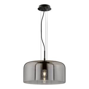 Hanglamp Studio rookglas/ijzer - 1 lichtbron