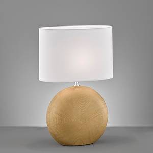 Lampe Foro III Tissu mélangé / Céramique - 1 ampoule