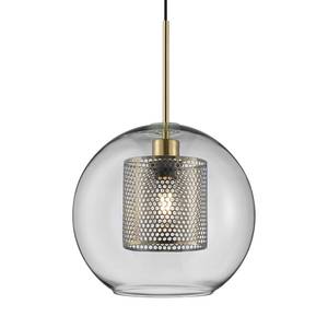 Hanglamp Jura II transparant glas/ijzer - 1 lichtbron
