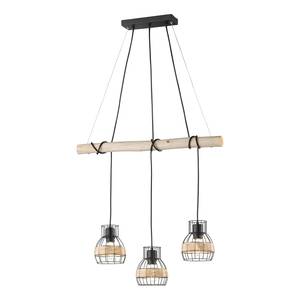 Hanglamp Straw ijzer - 3 lichtbronnen