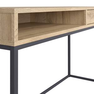 Schminktisch Sarah Beige - Holzwerkstoff - Metall - 130 x 77 x 46 cm