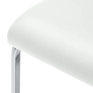 Chaise cantilever Pasala Blanc - Lot de 4