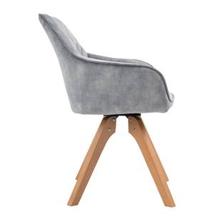 Chaise à accoudoirs Sokone Gris lumineux