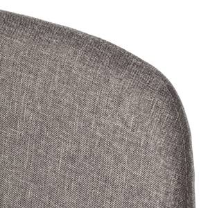 Chaise capitonnée Iskmo III Gris - Lot de 4