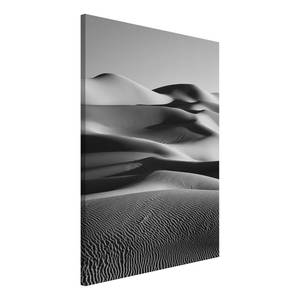 Quadro Desert Dunes Materiali a base di legno e lino - Nero-Bianco