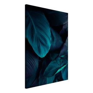 Quadro Night in the Jungle Materiali a base legno e lino - Verde