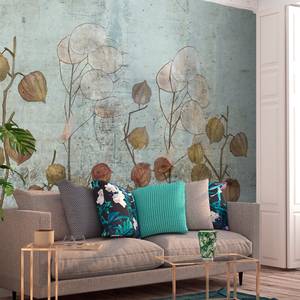 Fototapete Painted Lunaria Vlies - Mehrfarbig - 300 x 210 cm