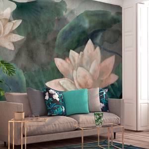 Fototapete Lilac Pond Vlies - Mehrfarbig - 300 x 210 cm