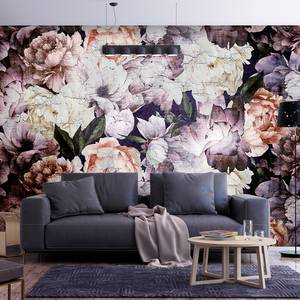 Papier peint Flowery Paradise Intissé - Multicolore - 400 x 280 cm