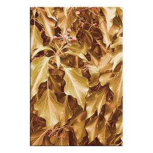 Wandbild Autumn Aura Holzwerkstoff & Leinen - Gold