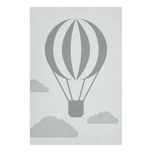 Tableau déco Balloon Travel Bois manufacturé et toile - Gris