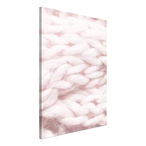 Tableau déco Pastel Warmth Bois manufacturé et toile - Rose