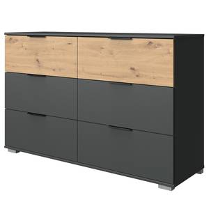 Kast Gibraltar III Eikenhoutlook Artisan/Antracietkleurig