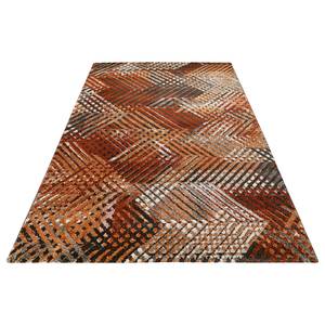 Laagpolig vloerkleed Vario polypropeen - Bruin - 80 x 150 cm