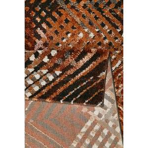 Laagpolig vloerkleed Vario polypropeen - Bruin - 80 x 150 cm