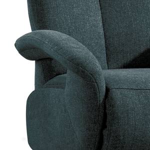 Fauteuil relax Leesburg Tissu Amra: Bleu gris - Fonction relaxation - Avec aide au redressement - Réglage électrique : 2 moteurs avec câble