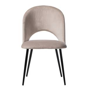 Gestoffeerde stoel Salome Crème - 2-delige set