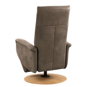 Relaxfauteuil Nesebar I Microvezel Flavie: Cappuccino - Relaxfunctie - Zonder opstahulp - Handmatig verstelling