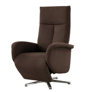 Fauteuil relax Nesebar II Tissu Olea: Espresso - Fonction relaxation - Sans aide au redressement - Réglage électrique : 2 moteurs avec câble